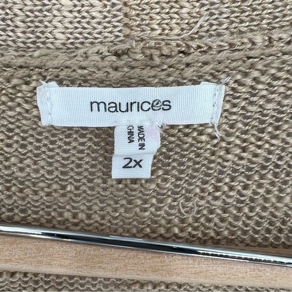 MAURICES Geo Duster Fringe Cardigan size 2X - Picture 8 of 14